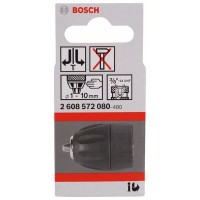 Быстрозажимный сверлильный патрон до 10 мм 1–10мм, 3/8'–24 Bosch 2608572080
