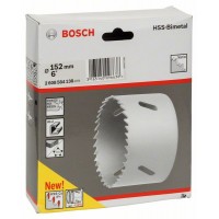 Коронка HSS-Bimetall со стандартным переходником 152 мм, 6' Bosch 2608584138