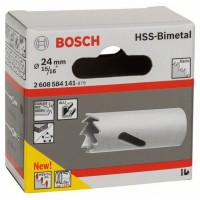 Коронка HSS-Bimetall со стандартным переходником 24 мм, 15/16' Bosch 2608584141