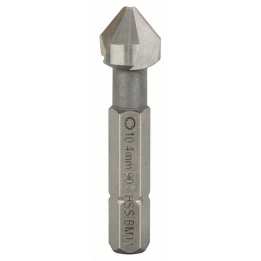 Конусный зенкер 10,4, M 5, 34 мм, 1/4' Bosch 2608597502