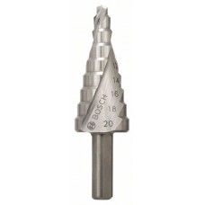 Ступенчатое сверло HSS 4 - 20 мм, 8,0 мм, 70,5 мм Bosch 2608597519