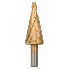 Ступенчатые сверла HSS-TiN 4 - 20 мм, 8,0 мм, 70,5 мм Bosch 2608597526