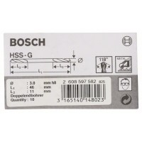 Двухстороннее сверло 3x11x46 мм Bosch 2608597582