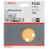 Шлифлист C470, в упаковке 5шт. 125 мм, 320 Bosch 2608605074