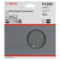 Шлифлист F355, в упаковке 5шт. 150 мм, 1200 Bosch 2608605132