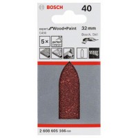 Шлифлист C430, в упаковке 5шт. 32 мм, 40 Bosch 2608605166
