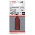 Шлифлист C430, в упаковке 5шт. 32 мм, 40 Bosch 2608605166