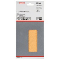 Шлифлист C470, в упаковке 10шт. 115x230 мм, 40 Bosch 2608605265