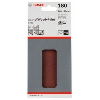 Шлифлист C430, в упаковке 10шт. 80x133 мм, 180 Bosch 2608605282