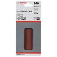 Шлифлист C430, в упаковке 10шт. 80x133 мм, 240 Bosch 2608605283