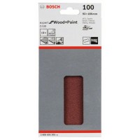 Шлифлист C430, в упаковке 10шт. 93x186 мм, 100 Bosch 2608605305