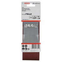 Набор из 3 шлифлент X440 65x410мм, 40 Bosch 2608606015