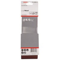 Набор из 3 шлифлент X440 75x508мм, 100 Bosch 2608606063
