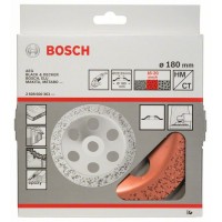 Твердосплавный чашечный шлифкруг 180x22,23 мм; среднезерн., плоск. Bosch 2608600363