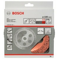 Твердосплавный чашечный шлифкруг 180x22,23 мм; крупнозерн., плоск. Bosch 2608600364