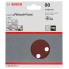 Шлифлист C430, в упаковке 5шт. 125 мм, 80 Bosch 2608605642