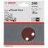 Шлифлист C430, в упаковке 5шт. 125 мм, 240 Bosch 2608605645