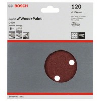 Шлифлист C430, в упаковке 5шт. 150 мм, 120 Bosch 2608605720