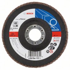 Лепестковый шлифкруг X551 Expert for Metal 125x22,23 мм, 40 Bosch 2608606716
