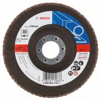 Лепестковый шлифкруг X551 Expert for Metal 125x22,23 мм, 80 Bosch 2608606718
