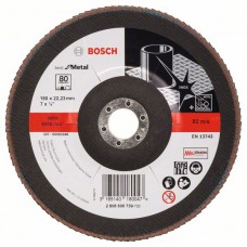 Лепестковый шлифкруг X571 Best for Metal 180x22,23 мм, 80 Bosch 2608606739