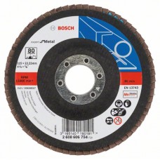 Лепестковый шлифкруг X551 Expert for Metal 115x22,23 мм, 80 Bosch 2608606754