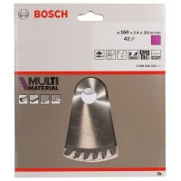 Пильный диск Multi Material 160x20/16x2,4 мм; 42 Bosch 2608640503