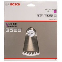 Пильный диск Multi Material 180x30/20x2,4 мм; 48 Bosch 2608640507