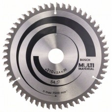Пильный диск Multi Material 210 x 30 x 2,4 mm; 54 Bosch 2608640511