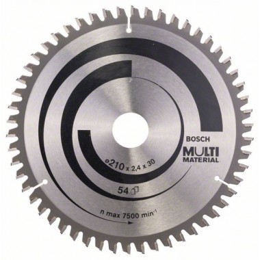 Пильный диск Multi Material 210 x 30 x 2,4 mm; 54 Bosch 2608640511