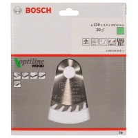 Пильный диск Optiline Wood 130x20/16x2,4 мм, 30 Bosch 2608640583