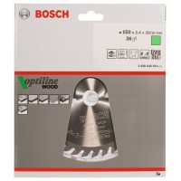 Пильный диск Optiline Wood 150x20/16x2,4 мм, 36 Bosch 2608640593