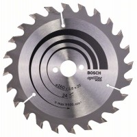 Пильный диск Optiline Wood 160 x 20/16 x 2,6 mm, 24 Bosch 2608640596