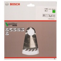 Пильный диск Optiline Wood 165x30x2,6 мм, 36 Bosch 2608640603