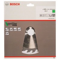 Пильный диск Optiline Wood 180x30/20x2,6 мм, 24 Bosch 2608640608