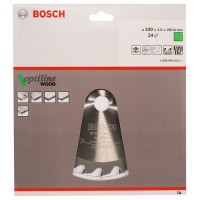 Пильный диск Optiline Wood 190x20/16x2,6 мм, 24 Bosch 2608640612