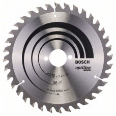 Пильный диск Optiline Wood 190x30x2,6 мм, 36 Bosch 2608640616