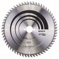 Пильный диск Optiline Wood 250x30x3,2 мм, 60 Bosch 2608640665