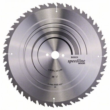 Пильный диск Speedline Wood 400x30x3,5 мм, 36 Bosch 2608640684