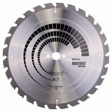 Пильный диск Construct Wood 400x30x3,5 мм; 28 Bosch 2608640693