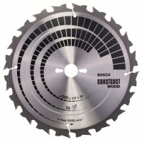 Пильный диск Construct Wood 300x30x2,8 мм; 20 Bosch 2608640700