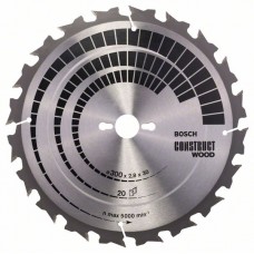 Пильный диск Construct Wood 300x30x2,8 мм; 20 Bosch 2608640700