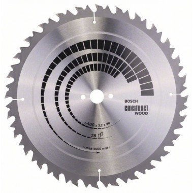 Пильный диск Construct Wood 400x30x3,2 мм; 28 Bosch 2608640703