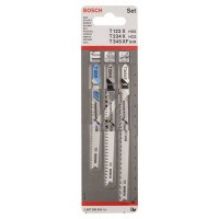 Набор из 3 пильных полотен T 123 XF; T 234 X; T 345 XF Bosch 2607010515