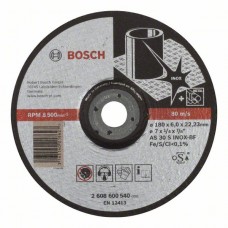 Обдирочный круг выпуклый Expert for Inox AS 30 S INOX BF 180x6,0 мм Bosch 2608600540