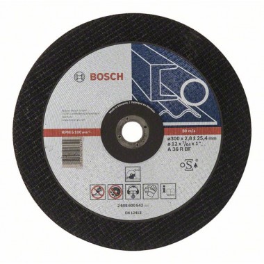 Отрезной круг прямой Expert for Metal A 36 R BF 30x25,40x2,8 мм Bosch 2608600542