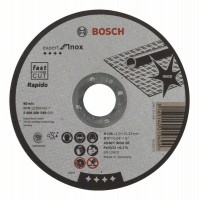 Отрезной круг прямой Expert for Inox - Rapido AS 60 T INOX BF 125x1,0 мм Bosch 2608600549