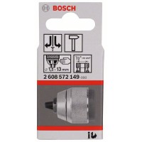 Быстрозажимной сверлильный патрон, хромированный 1,5-13 мм, 1/2' - 20 Bosch 2608572149