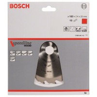 Пильный диск Speedline Wood 160 x 20 x 2,4 mm, 18 Bosch 2608640787