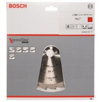 Пильный диск Speedline Wood 190x20/16x2,6 мм, 24 Bosch 2608640799